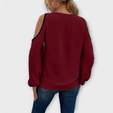 Escarlate - Blusa con escote cuadrado