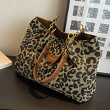 Leopardo - Bolsa Tote con Estampado Salvaje