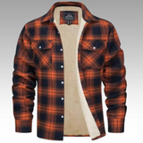 Tiago - Chaqueta Trucker Rayas Forro Polar