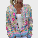 Teresa - Cardigan Floral de Otoño