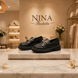 Zapatos de Mujer Plateau Loafer con Estilo de Bruja