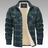 Tiago - Chaqueta Trucker Rayas Forro Polar