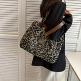 Leopardo - Bolsa Tote con Estampado Salvaje