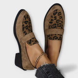 Carla - Zapatos elegantes de mujer con estampado de leopardo