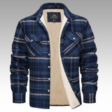 Tiago - Chaqueta Trucker Rayas Forro Polar
