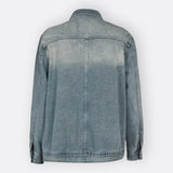 Sílvia - Chaqueta Vintage Cuello Alto Asimétrico