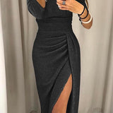 Natália - Vestido elegante con hombros descubiertos