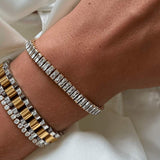 Pulsera de Rivière Baguette