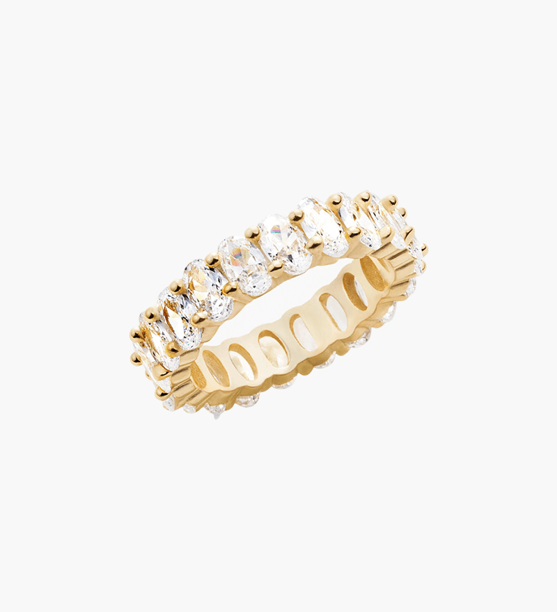 Anillo de corte oval