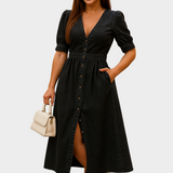 Vestido de mezclilla con botones