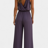 Lorena - Vestido Mono con Detalles Dorados