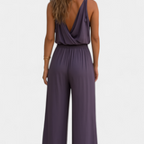 Lorena - Vestido Mono con Detalles Dorados