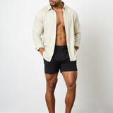Shorts de baño híbridos en negro