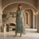Rute - Vestido maxi floral elegante