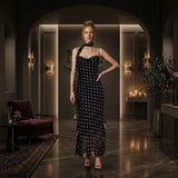 ABRIL - Maxi Noir con Lunares