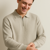 Francisco - Polo de Cuello Tipo Polo con Cremallera Ajustable