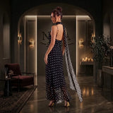 ABRIL - Maxi Noir con Lunares
