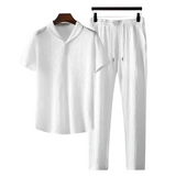 Conjunto de Polo de Algodón y Pantalón
