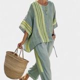 Lorena - Conjunto Boho Lino y Bambú