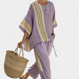 Lorena - Conjunto Boho Lino y Bambú