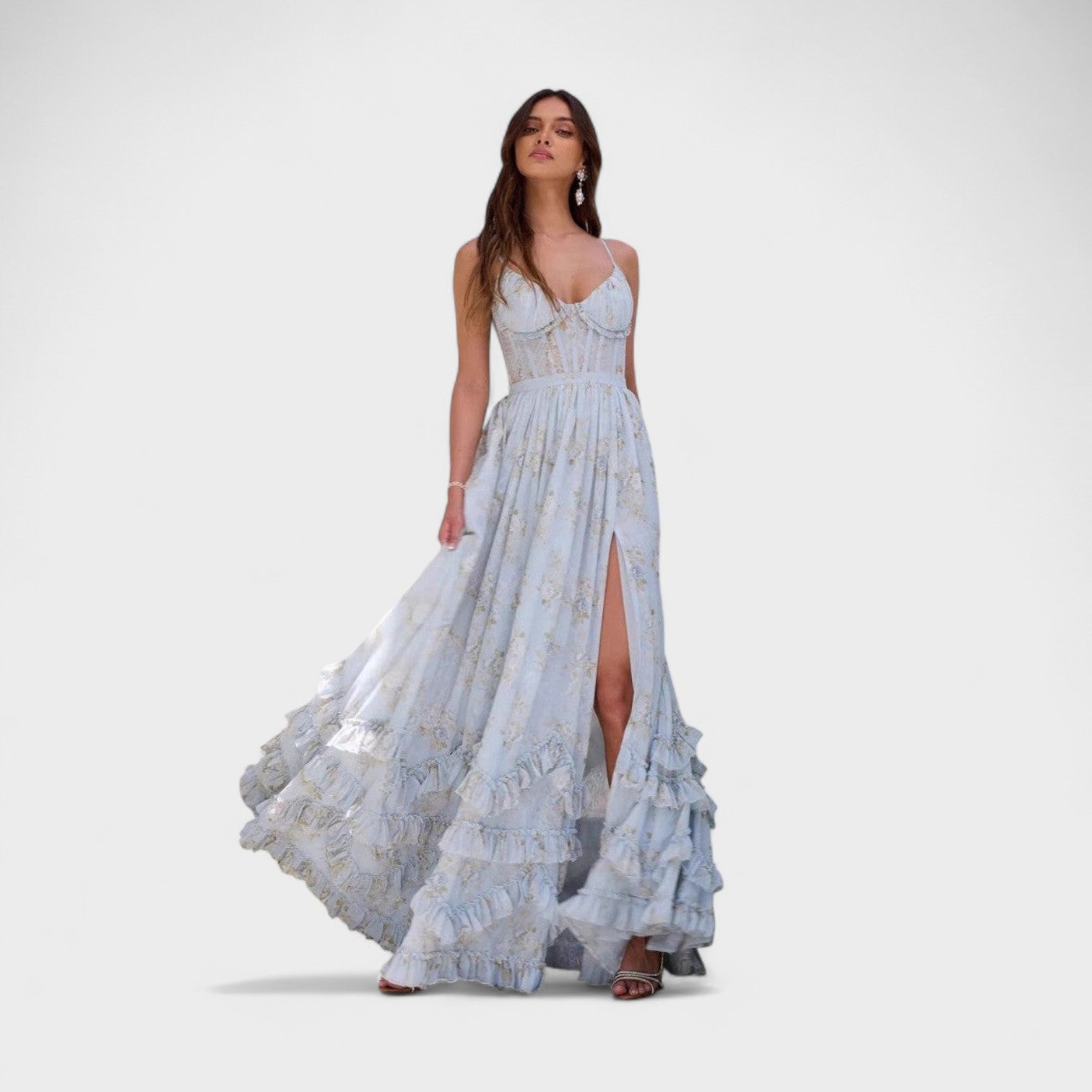 Florencia - Vestido largo bohemio con abertura