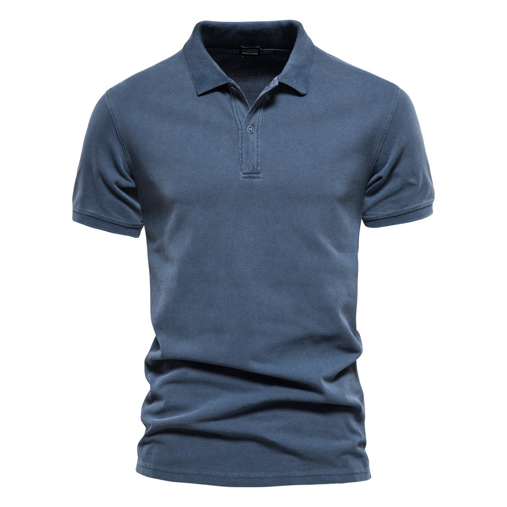 Polo - Cuello Acanalado Tres Botones