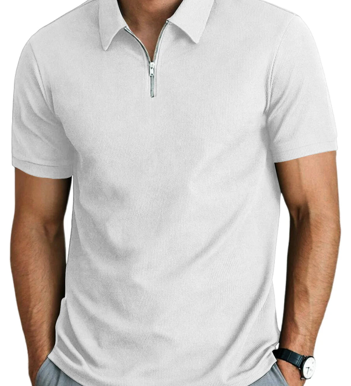 Camisa Polo - Mezcla Ligera Relajada