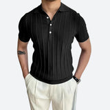 Camisa Polo - Mezcla Elástica Cuello en V