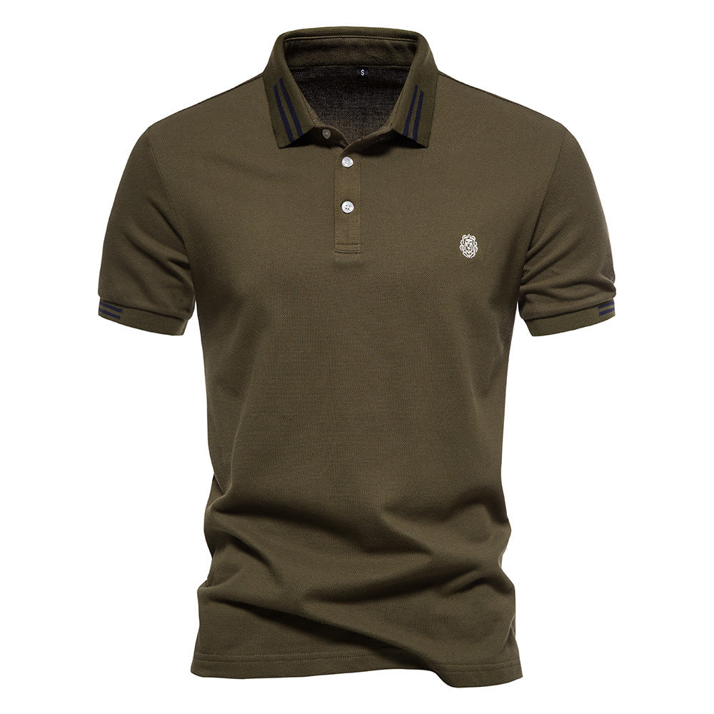 Polo - Cuello Estructurado Rayado