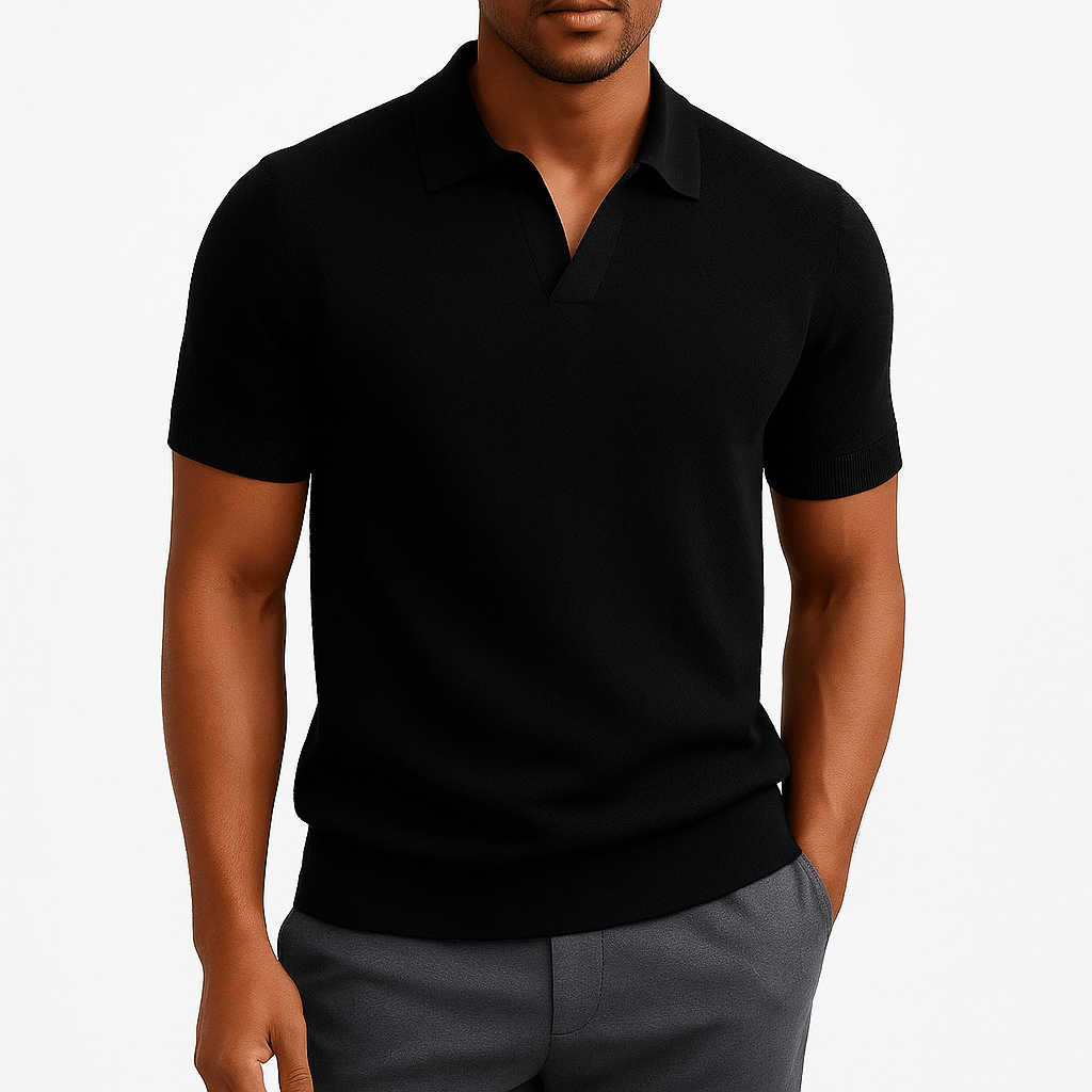 Camisa Polo de Poliéster - Texturizada