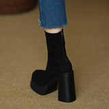 Olga - Botas con estilo moderno y la comodidad de ante