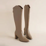 Hilda - Botas de tacón Grueso y Elegancia para el Invierno