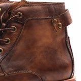Caio - Botas Retro de Punta Redonda