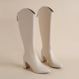 Hilda - Botas de tacón Grueso y Elegancia para el Invierno