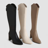 Hilda - Botas de tacón Grueso y Elegancia para el Invierno