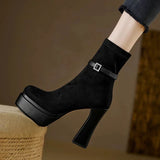 Janete - Botas de plataforma de lujo con comodidad y estilo en cada paso