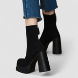 Olga - Botas con estilo moderno y la comodidad de ante