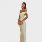 Bárbara - Vestido Maxi de Satén