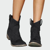 Botas de cowboy retro de tobillo