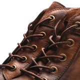 Caio - Botas Retro de Punta Redonda