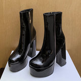 Carina - Botas con plataforma super alta con encanto y confianza