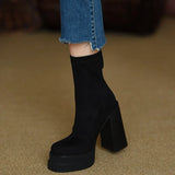 Olga - Botas con estilo moderno y la comodidad de ante