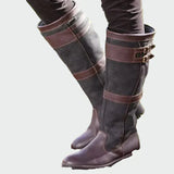 Botas de cuero retro