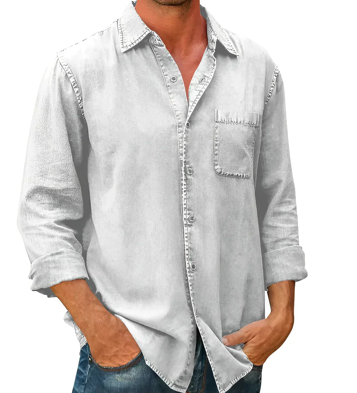 Camisa - Mezcla Transpirable Relajada