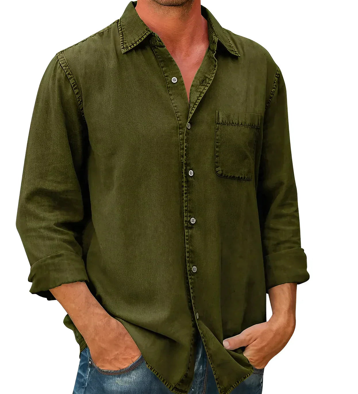 Camisa - Mezcla Transpirable Relajada