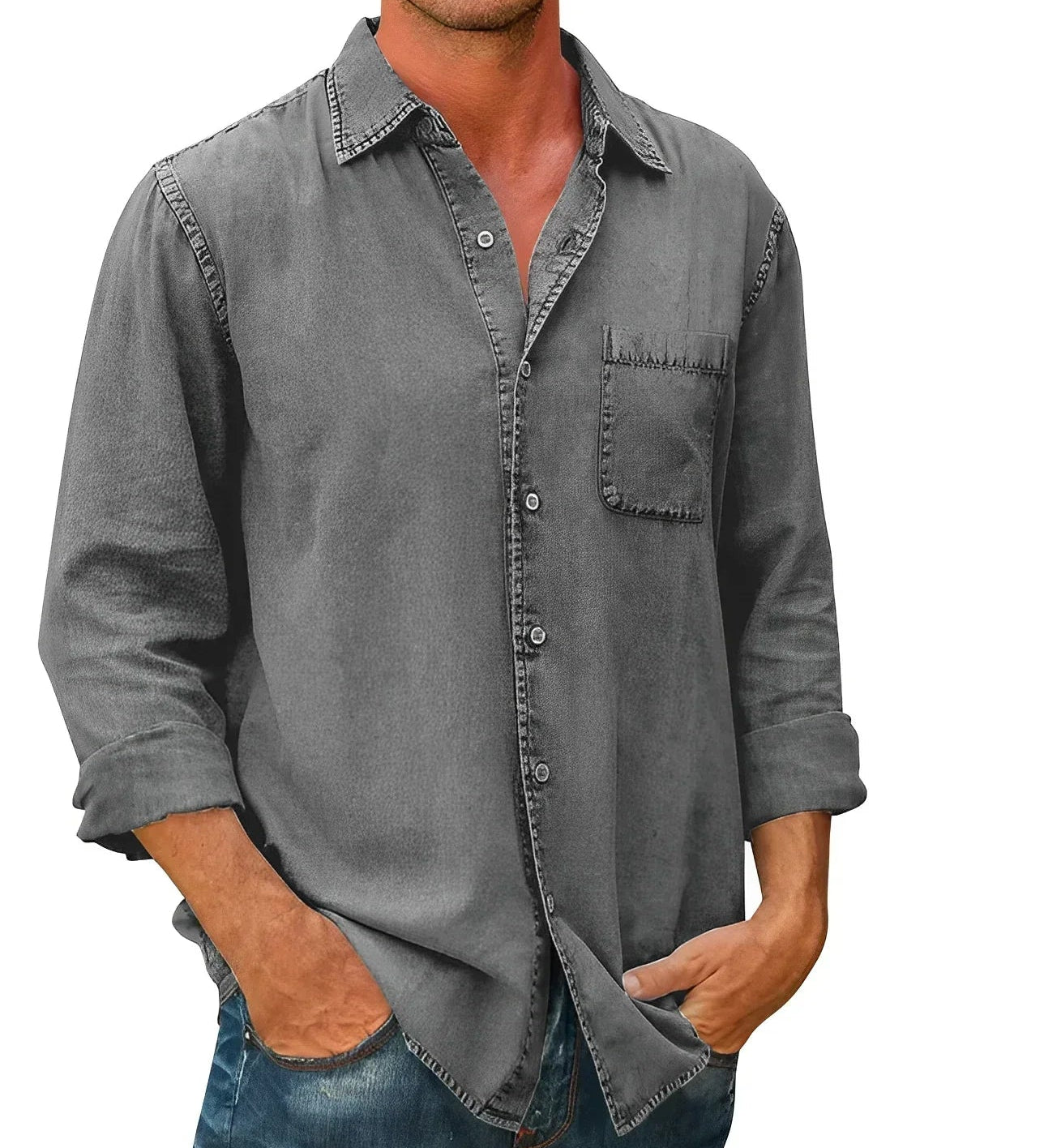 Camisa - Mezcla Transpirable Relajada