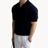 Camisa - Tejido con Cuello Abierto