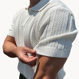 Camisa - Tejido con Cuello Abierto