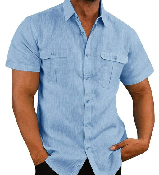 Camisa - Manga Corta Dos Bolsillos