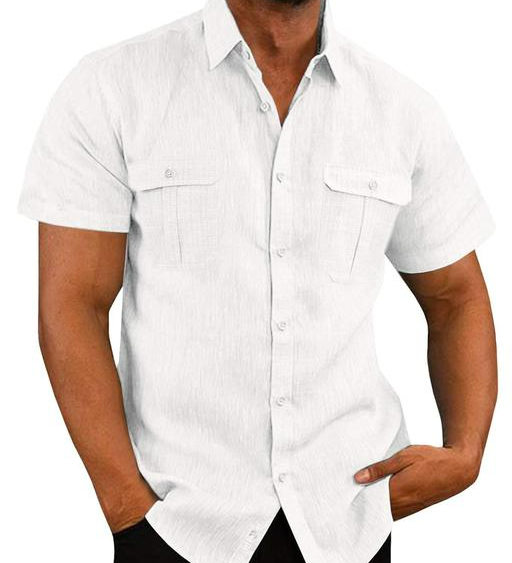 Camisa - Manga Corta Dos Bolsillos